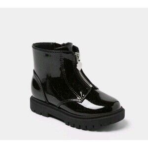 Cat & Jack Toddler Girls' Myra Chelsea Zipper Combat Ankle Boots